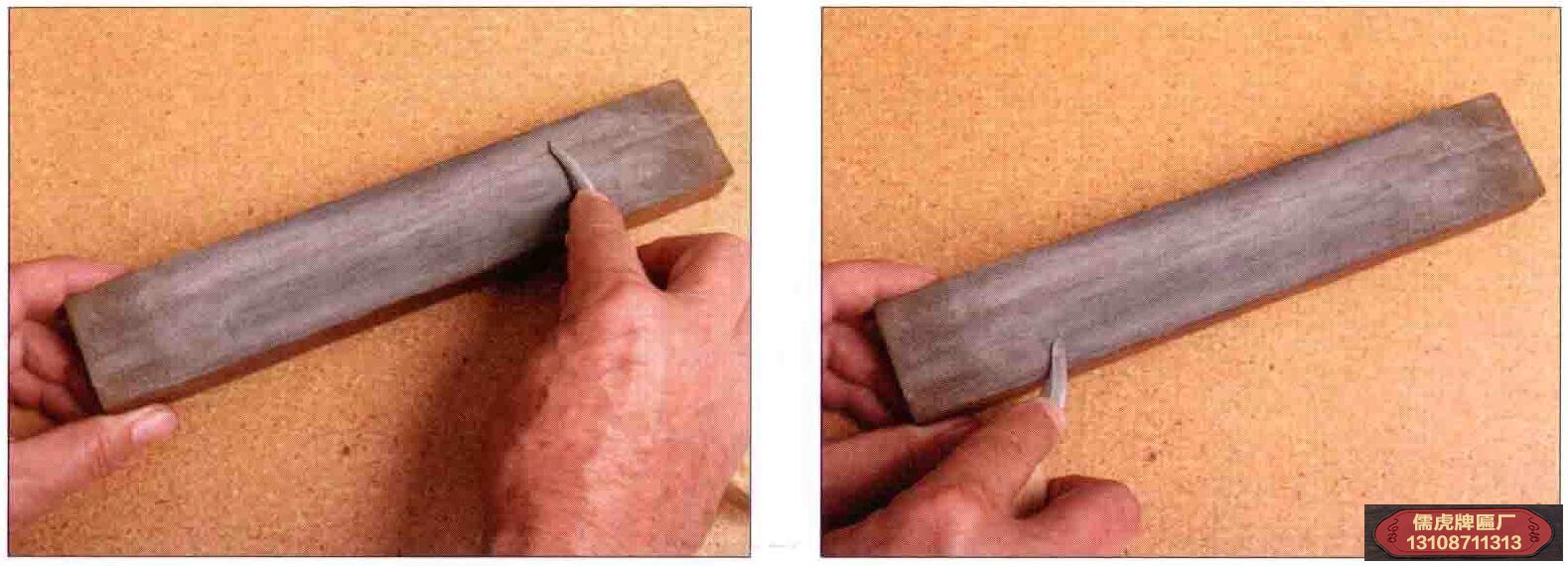 打磨弯刃雕刀的方法和技巧