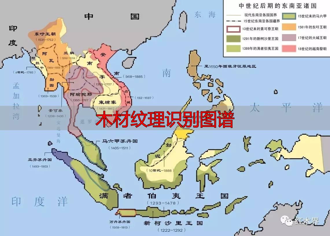 红酸枝家族图谱及鉴别方法,助你选购红酸枝家具不困惑(图11) 红酸枝木类木材特征_红酸枝木类种类鉴别_木材纹理识别图谱
