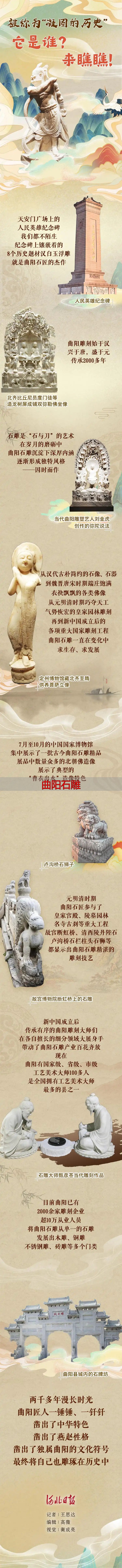 河北非遗美术篇:曲阳石雕,惠世天工见证传奇(图1) 曲阳石雕_河北非遗文化解读_曲阳石雕