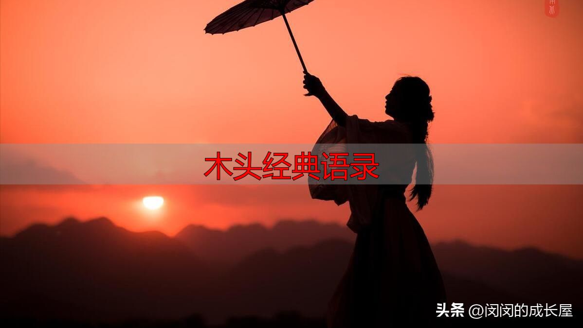 村上春树经典语录,温暖治愈值得收藏(图3) 村上春树治愈语录_村上春树人生感悟_木头经典语录