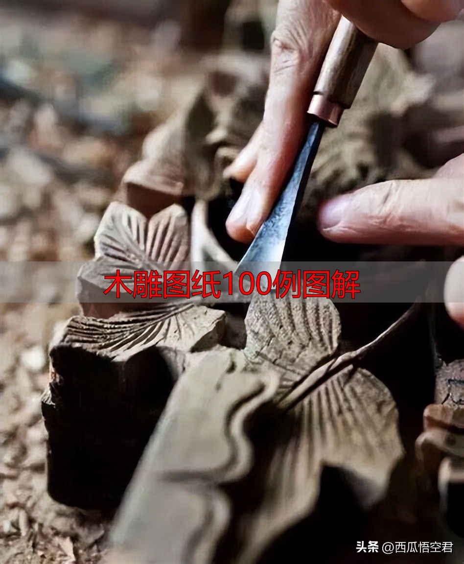 木雕图纸100例图解,新手入门必备教程(图2) 木雕图纸100例图解_木雕工艺制作过程_木雕工具种类及作用