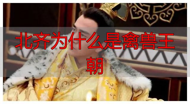 北齐军事政治体制_北齐为什么是禽兽王朝_北齐历史荒诞事件
